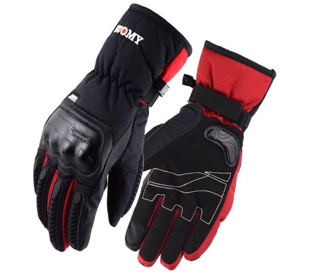 Motorcycle glove vespa gloves winter warm waterproof touch screen