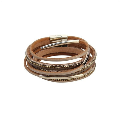 Charm bohemia leather bracelet multilayer women jewelry party gifts