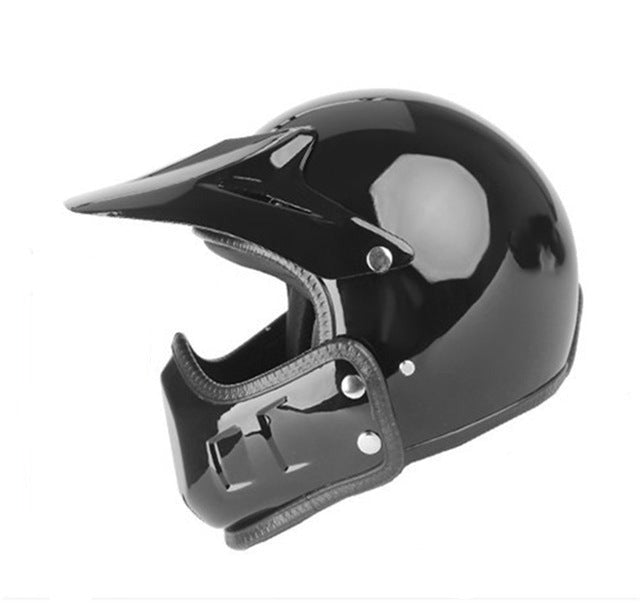 Vintage harley motorcycle helmet vespa rider helmets ghost rider moto cafe racer