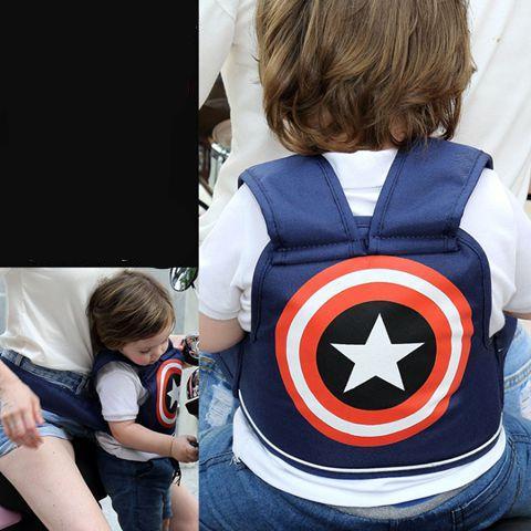 Electric vehicle safe motorcycle safety belt baby children seat safety belt star