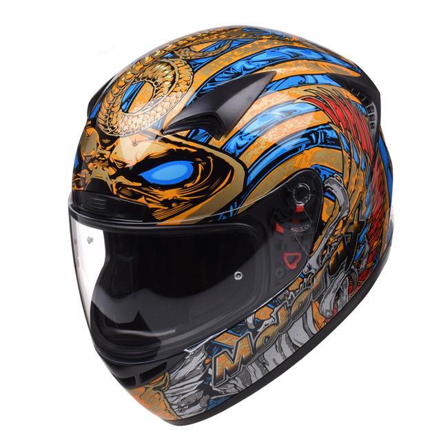 Motorcycle racing helmets full face art helmet for Yamaha Chopper Motociclista