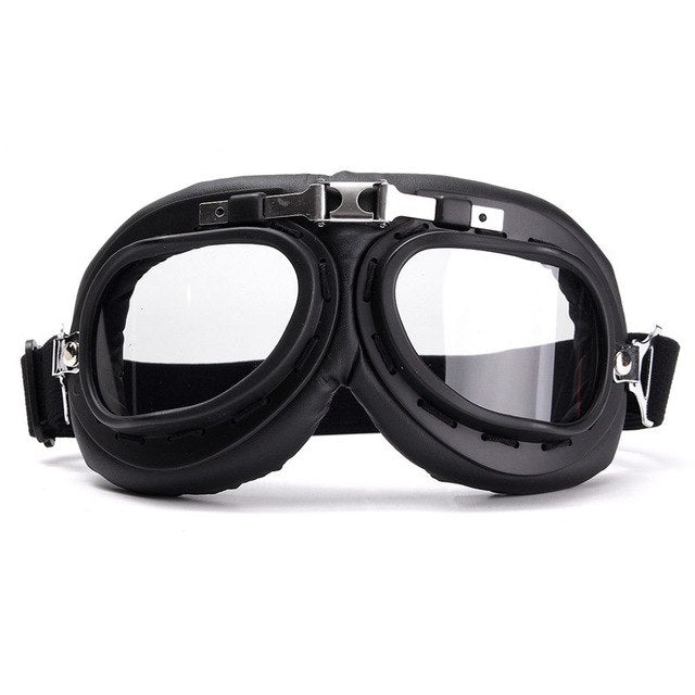 Vintage harley goggles retro pilot glasses jet aviator motorcycle goggles