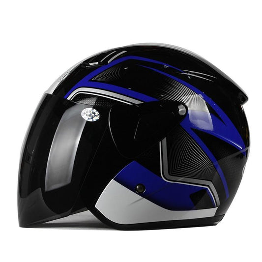 Electric helmets motorcycle helmet scooter open face visors autumn winter safety