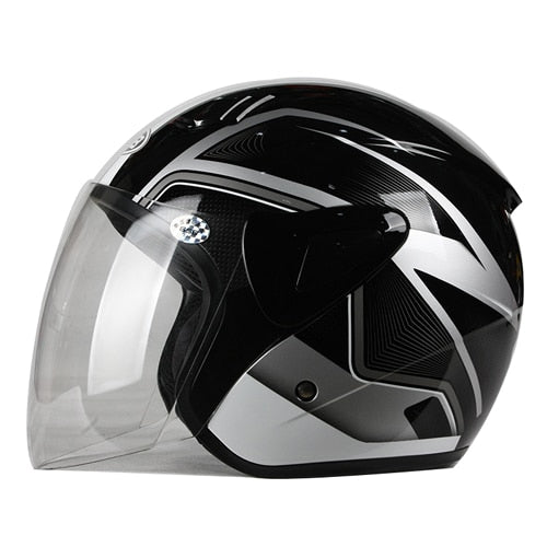 Electric helmets motorcycle helmet scooter open face visors autumn winter safety