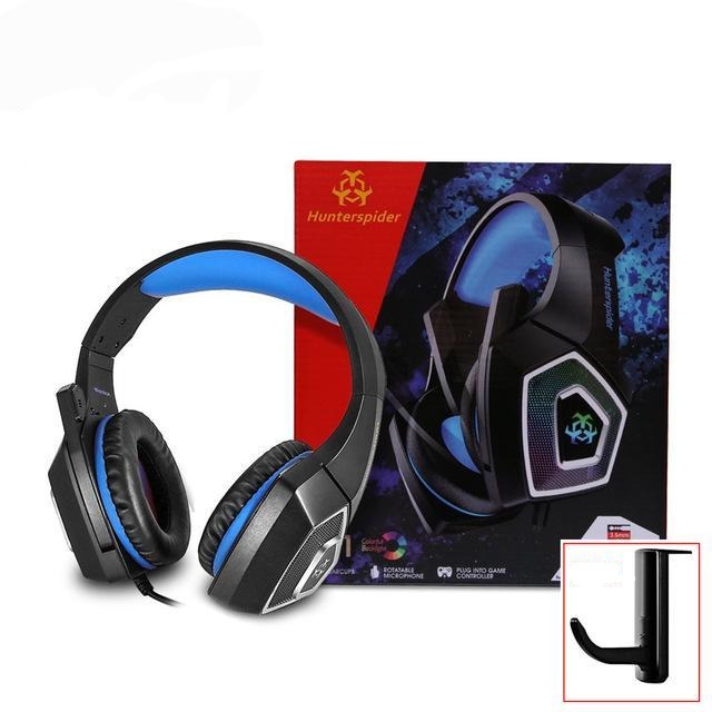 Gaming headset headphone gadget with microphone led light for PS4 Xbox one 360 PC