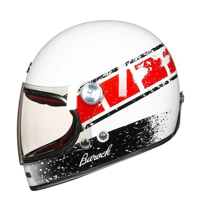 Vintage scooter helmet retro motocross helmets motorcycle ultralight dot ECE