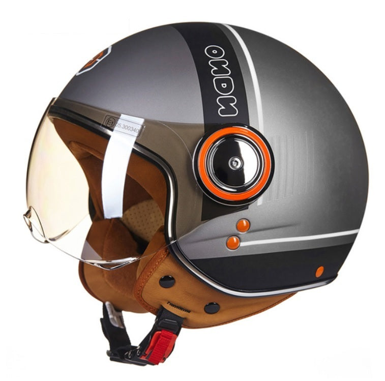 Vespa helmet motorcycle scooter vintage retro open face helmets
