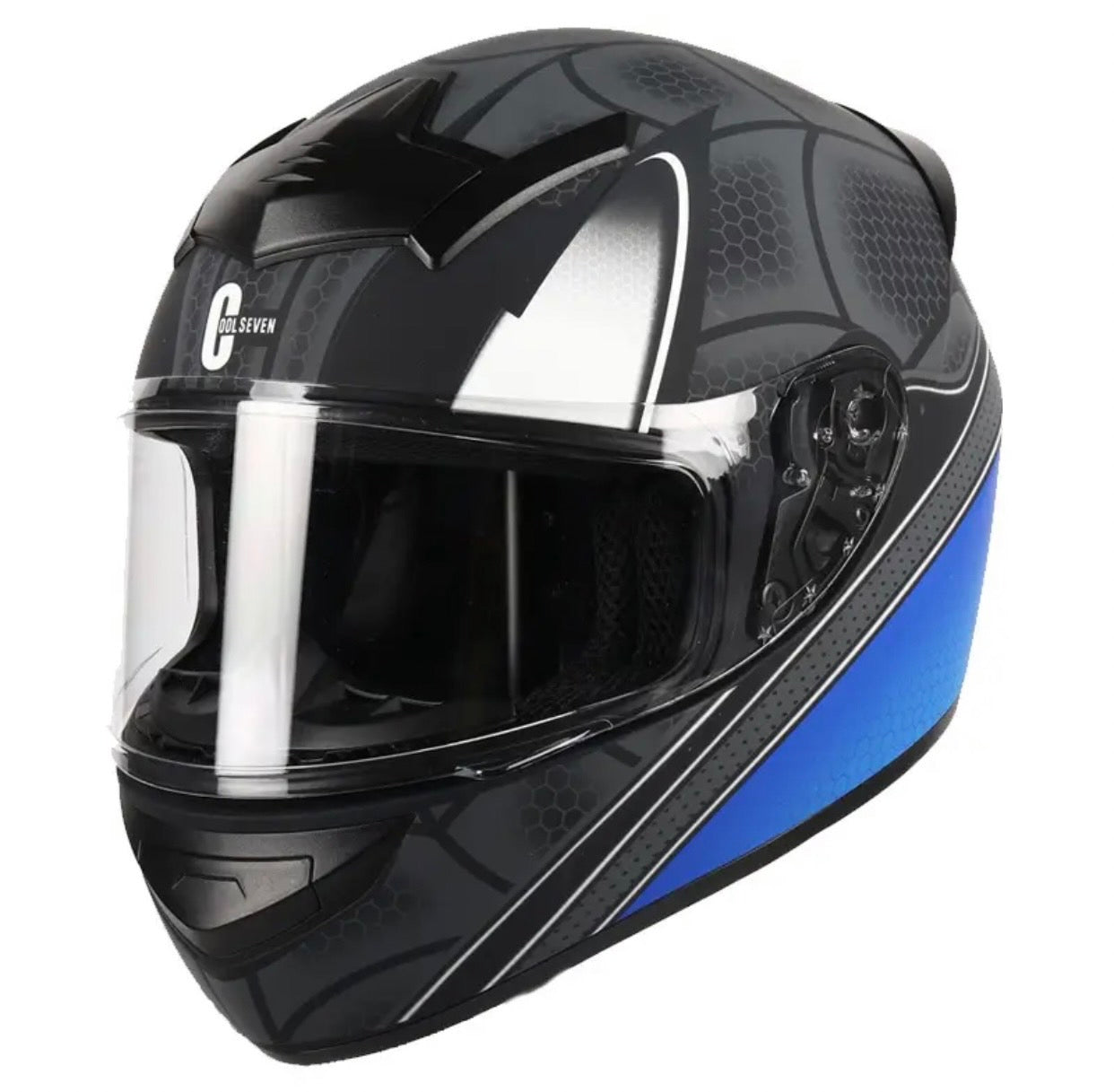 Superhero motorcycle helmets full face racing double lens