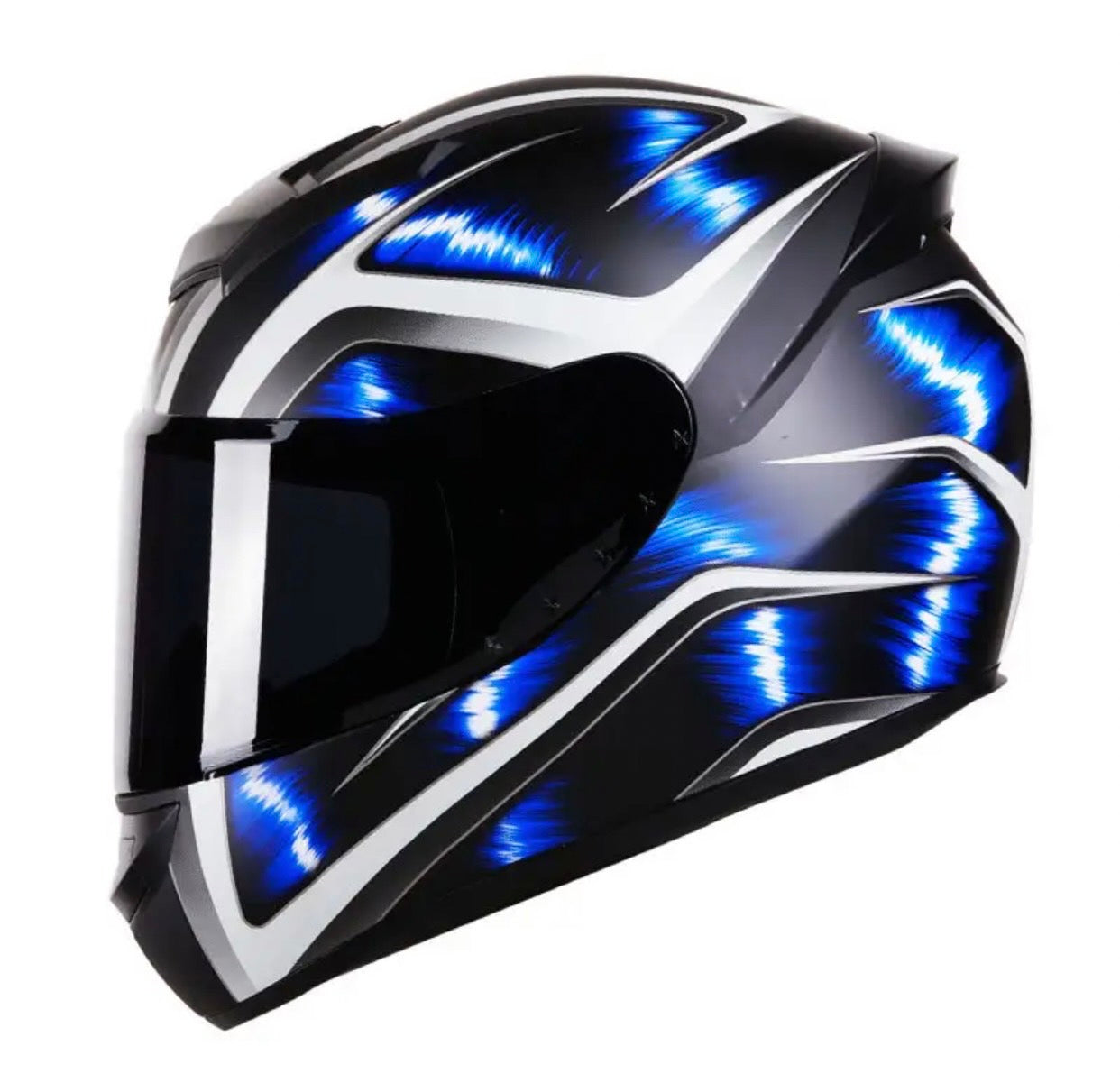 Superhero motorcycle helmets full face racing double lens