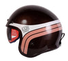 Vespa motorcycle helmets retro vintage helmet open face capacete motociclismo spitfire helmet