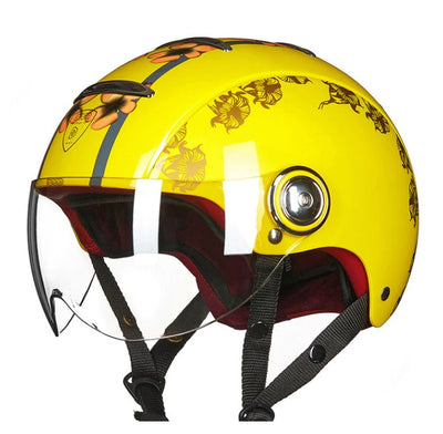 Vespa helmets vintage motorcycle helmet retro half open face jet style