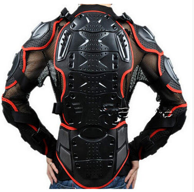 Motorcycle turtle jacket for men armor spine chest protective
