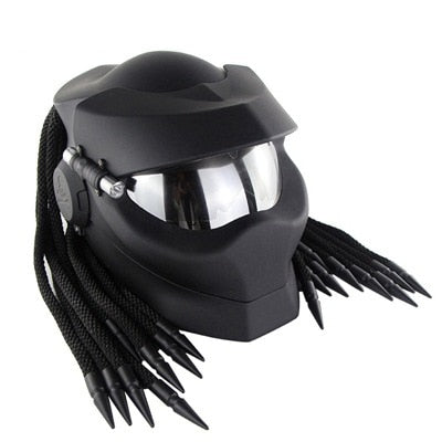 Iron warrior man motorcycle helmets predator helmet full face safe black colorful