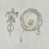 Necklace 925 silver jewelry sea turtle real pearl pendant charms DIY gift