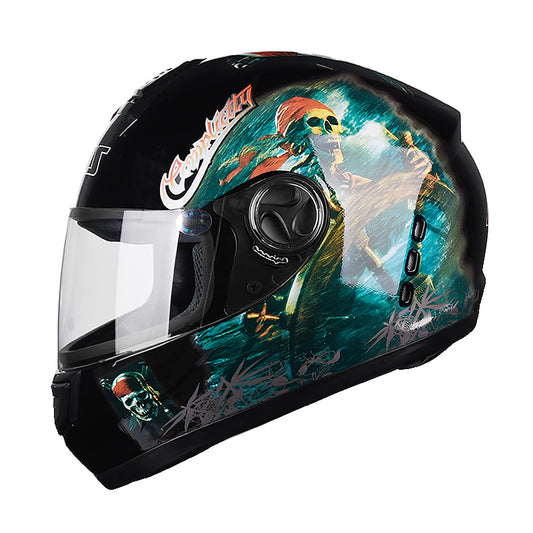 full face helmets skull motorcycle helmet double visor gear protective motorbike