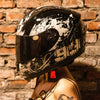 full face helmets skull motorcycle helmet double visor gear protective motorbike