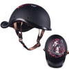 Retro half helmet vintageharley motorcycle helmets skull rock custom superlow