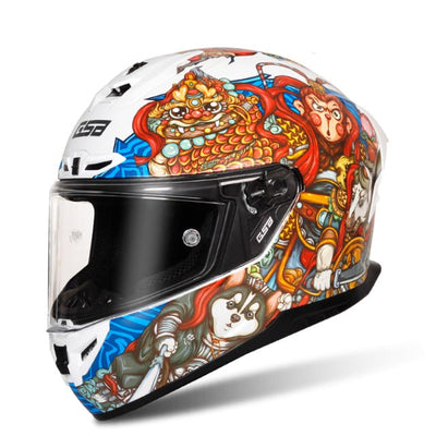 Full face vintage motorcycle helmet art design ABS shell Vespa helmets capacete de motocicleta