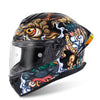 Full face vintage motorcycle helmet art design ABS shell Vespa helmets capacete de motocicleta