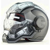 Marvel helmet superhero motorcycle helmets full face gray casque motocross