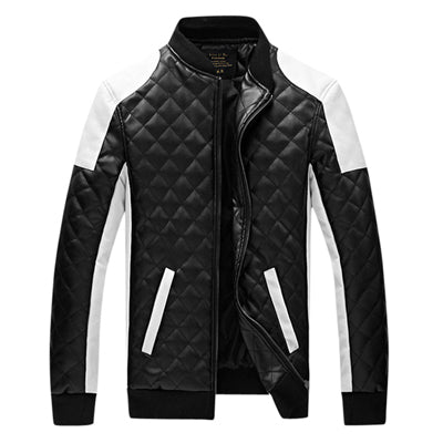 Bomber jacket for men leather jackets casual fashion plus size 5XL 6X