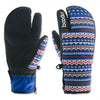 Vintage snowboard gloves cotton skiing skateboard warm glove motorcycle ride mittens