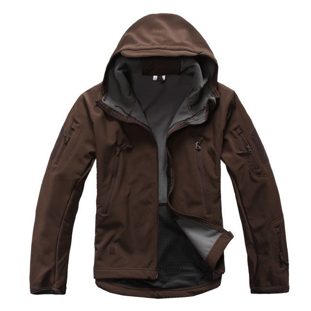 Army military tactical jacket hunt camouflage clothing windproof waterproof for men