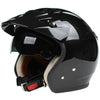 Vintage motorcycle helmets tiger printing Retro 3/4 open face helmet DOT approved