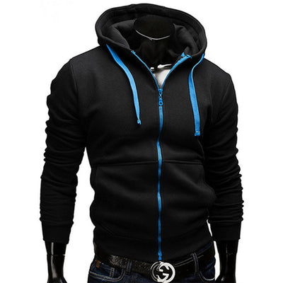 Sweatshirt hoodies men casual sportswear zipper fashion cloth