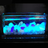 Glow in the dark luminous pebbles stones fish tank decor aquarium craft 50pcs