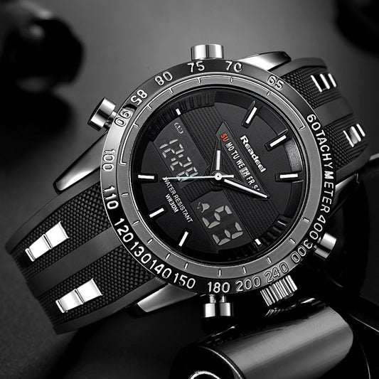 Men Sports Watches Military Wristwatch Waterproof LED Digital Quartz reloj hombre
