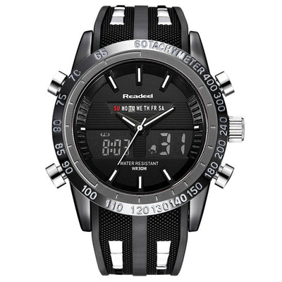 Men Sports Watches Military Wristwatch Waterproof LED Digital Quartz reloj hombre