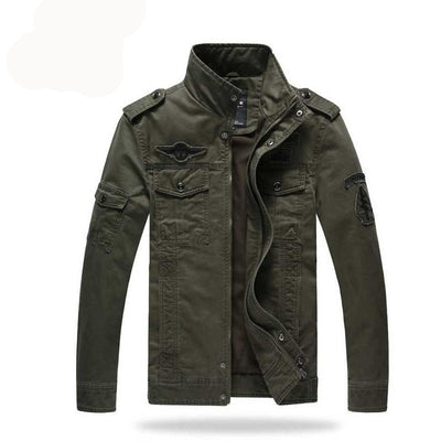 Military army jean jacket men air force one male clothing