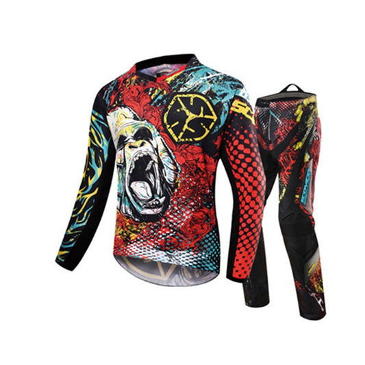 motocross clothing motorcycle MX racing jersey clothing + hip pads set dirt bike apparel