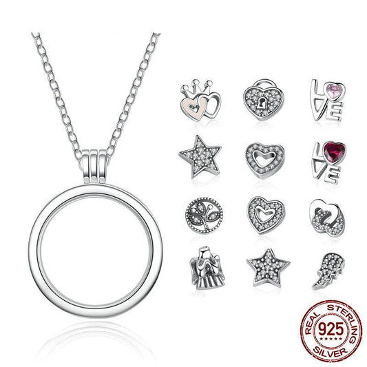 925 silver jewelry medium pendant necklaces petite charms for women