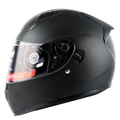 Vintage motorcycle helmet full face skull motorbike Vespa helmets dual lens racing