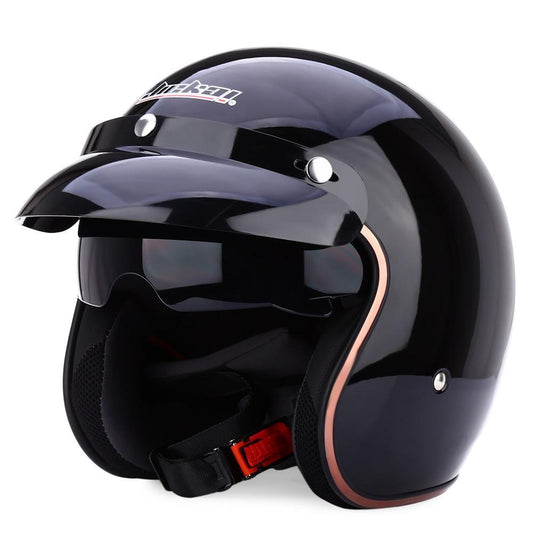 Scooter helmet retro vintage motorcycle helmets visor open face