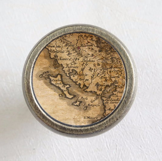 Antique knobs cabinet handles pull map drawer vintage French knob ornate furniture