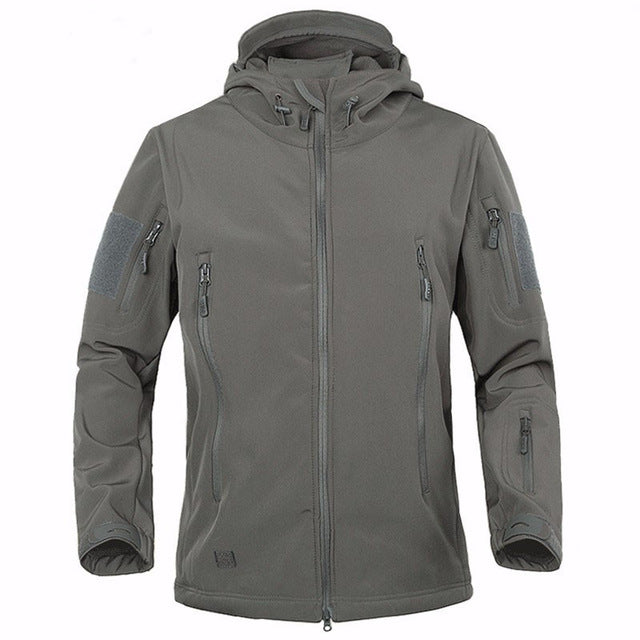 Army Military Tactical Jacket Men Camouflage Coat  Soft Shell Plus Size 4XL Raincoat