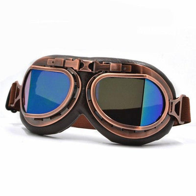 Vintage scooter goggles helmets retro style cruiser pilot motorcycle goggles gafas