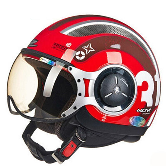 Vespa helmet motorcycle vintage scooter helmets retro 3/4 half face helmets jet style