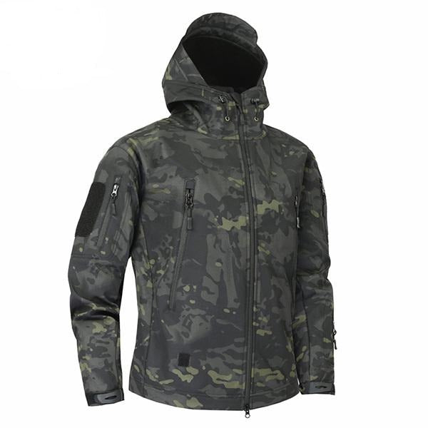 Men coats army military camouflage fleece jacket tactical clothing autumn