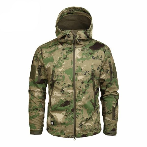 Men coats army military camouflage fleece jacket tactical clothing autumn