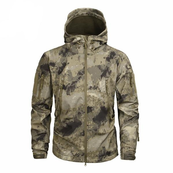 Men coats army military camouflage fleece jacket tactical clothing autumn