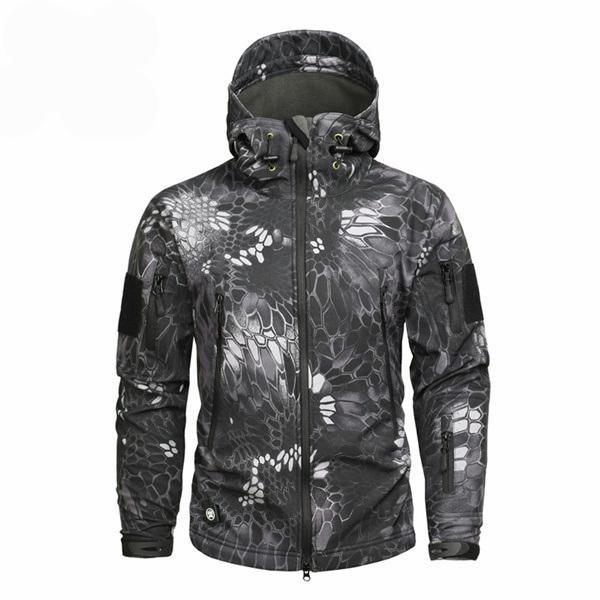 Men coats army military camouflage fleece jacket tactical clothing autumn