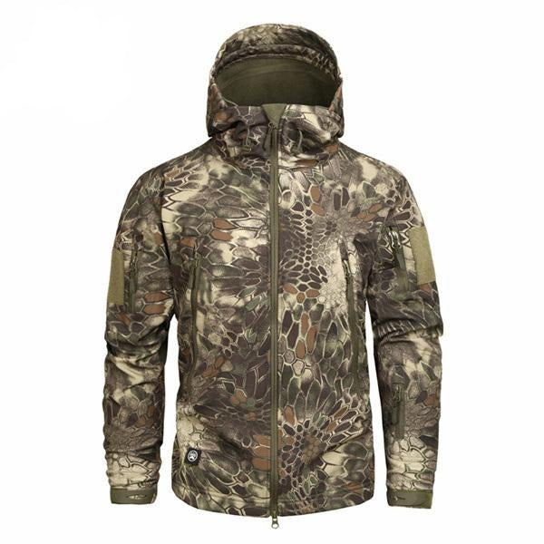 Men coats army military camouflage fleece jacket tactical clothing autumn
