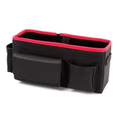 Car Backseat Storage Box Leather Portable Hanging Trunk Organizer Car Interior Accessories