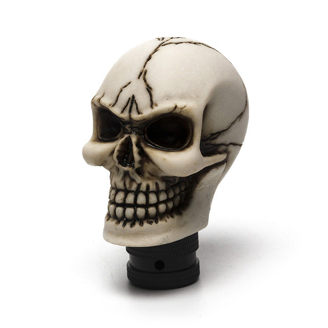 Car gear skull head shift knob decoration car interior accessories