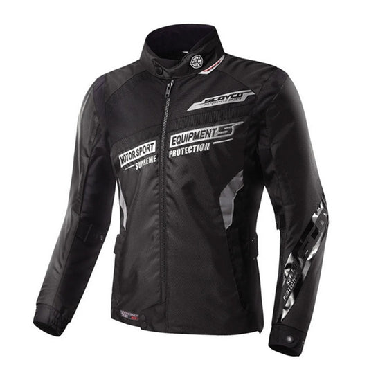 Motorcycle jacket motocross clothing protective armor combinations elbow shoulder back protector