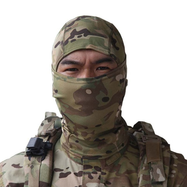 Military Tactical Hunt Full Face Mask Camouflage Paintball War Game
